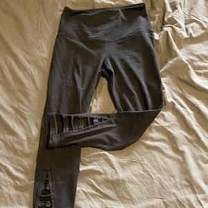 Zella leggings with ankle cut outs